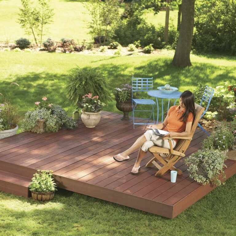 10 x 10 Platform Deck Building Your Outdoor Oasis