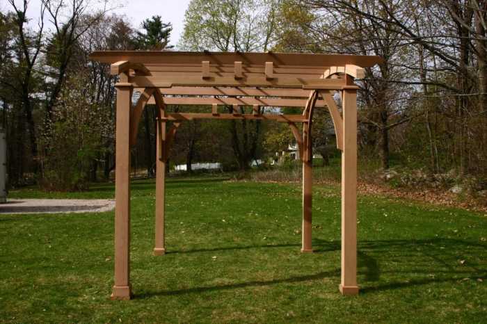 Modular pergola system