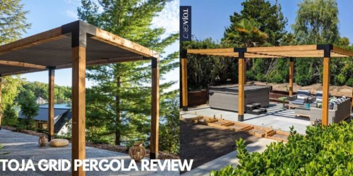 Toja grid double pergola