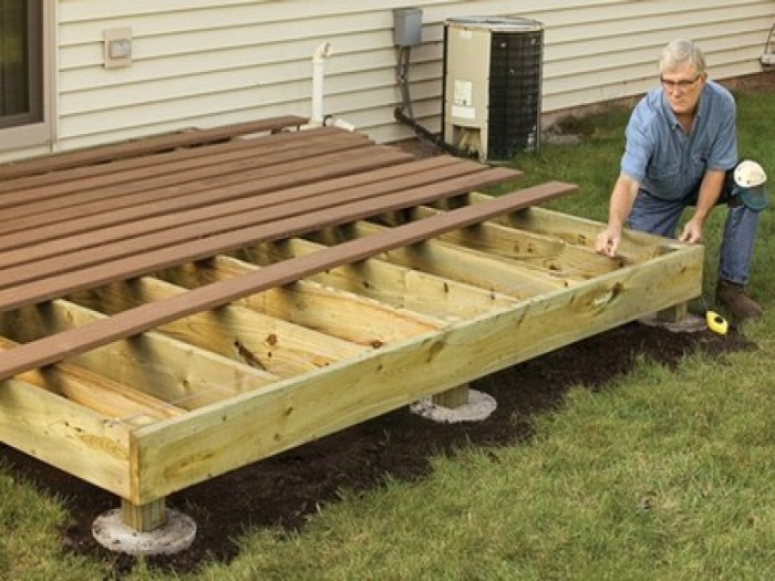 12x12 platform deck