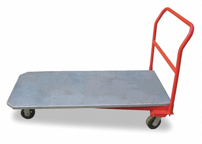 Steel deck platform truck