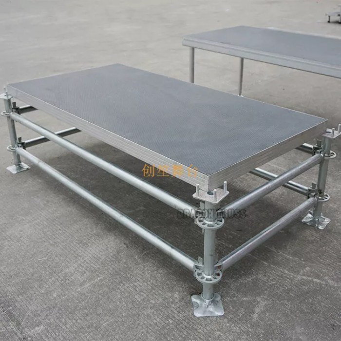 Steel stage deck