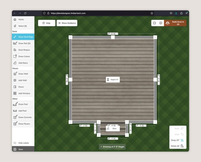 Platform deck cost